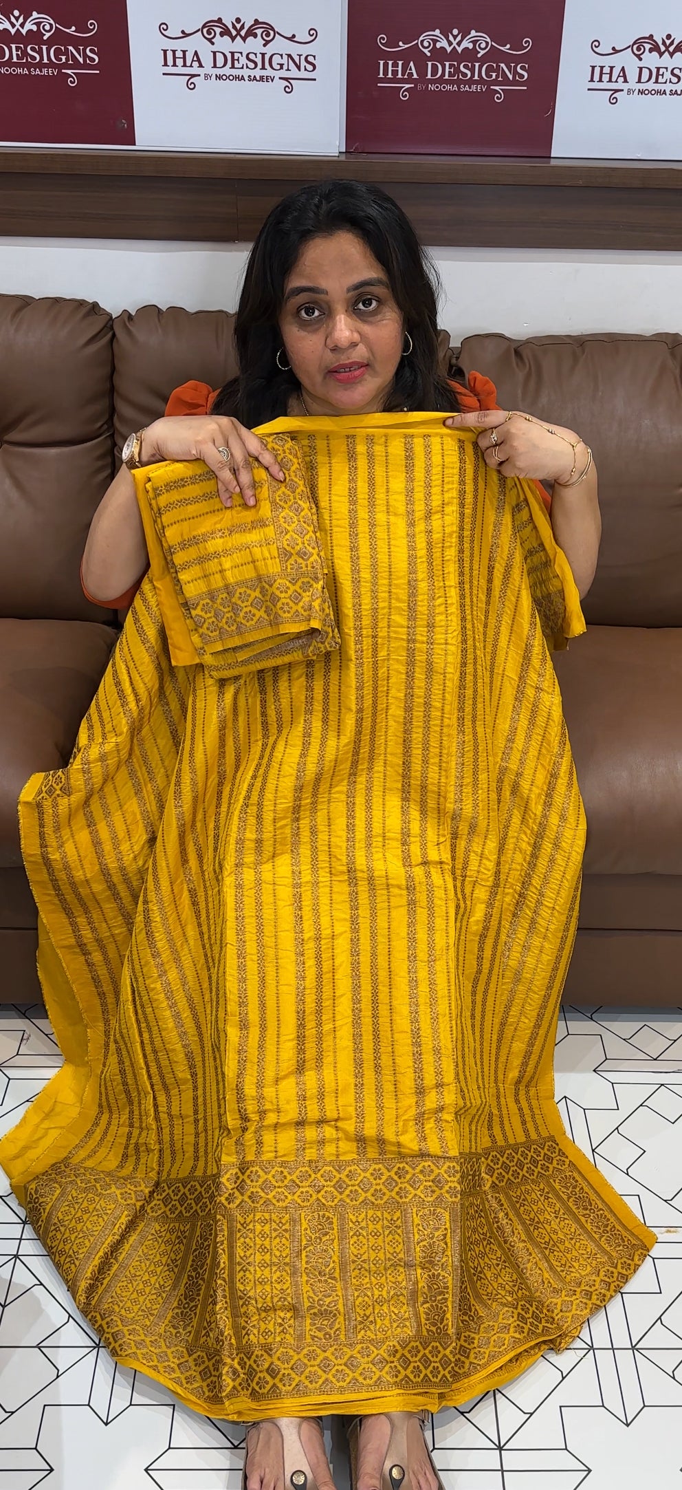 FORWARD SEMI BANARASI UNSTITCHED SALWAR SUITS - IHA 26484