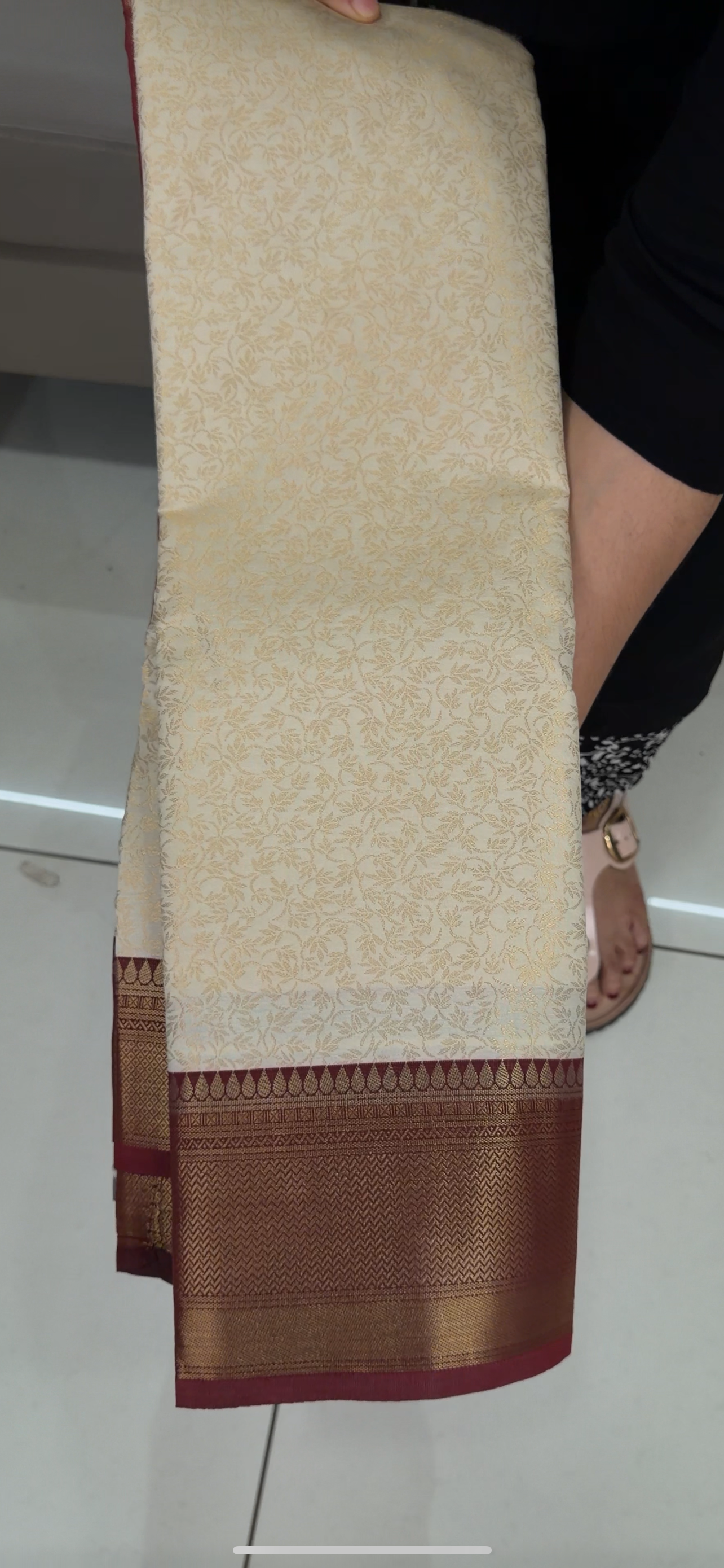 SEMI BROCADE SAREES - IHA 29182