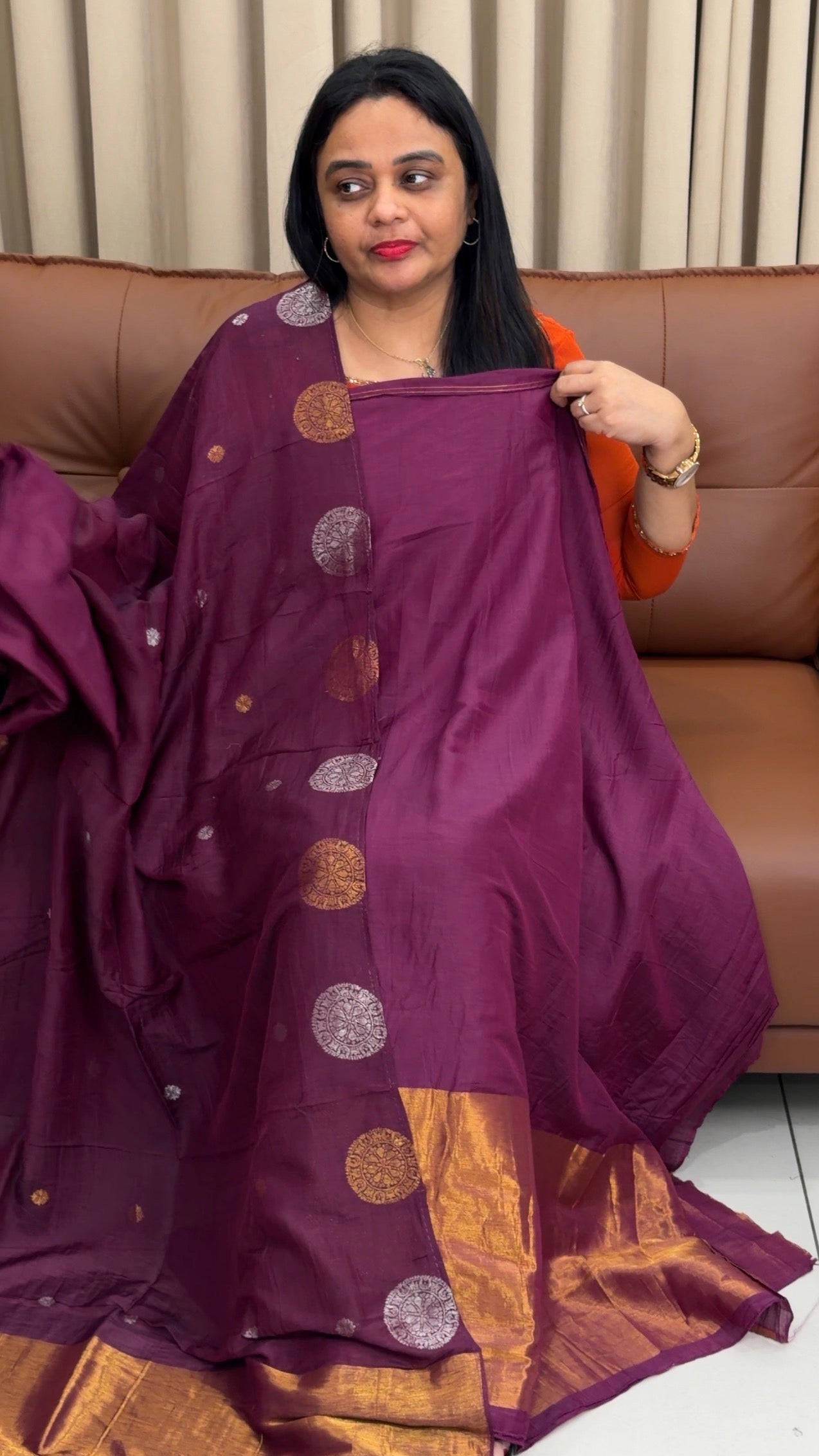 SEMI LINEN UNSTITCHED SALWAR SUITS - IHA 34250