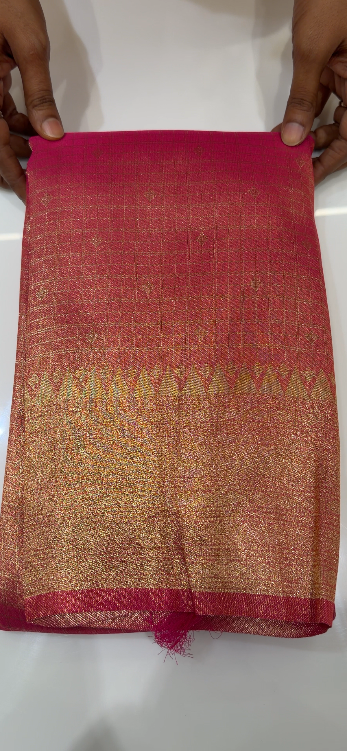 SEMI TISSUE SAREES - IHA 35152