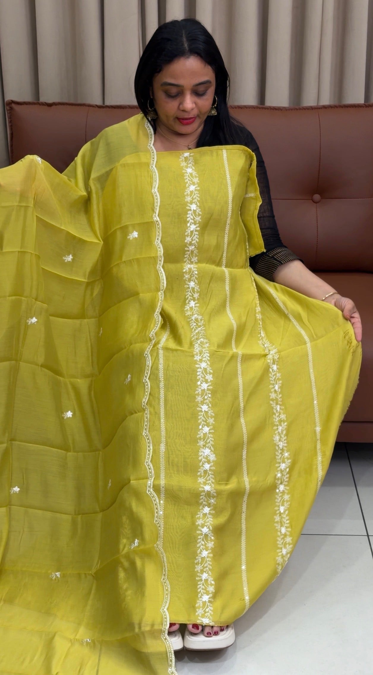 UNSTITCHED SALWAR SUITS - IHA 34010