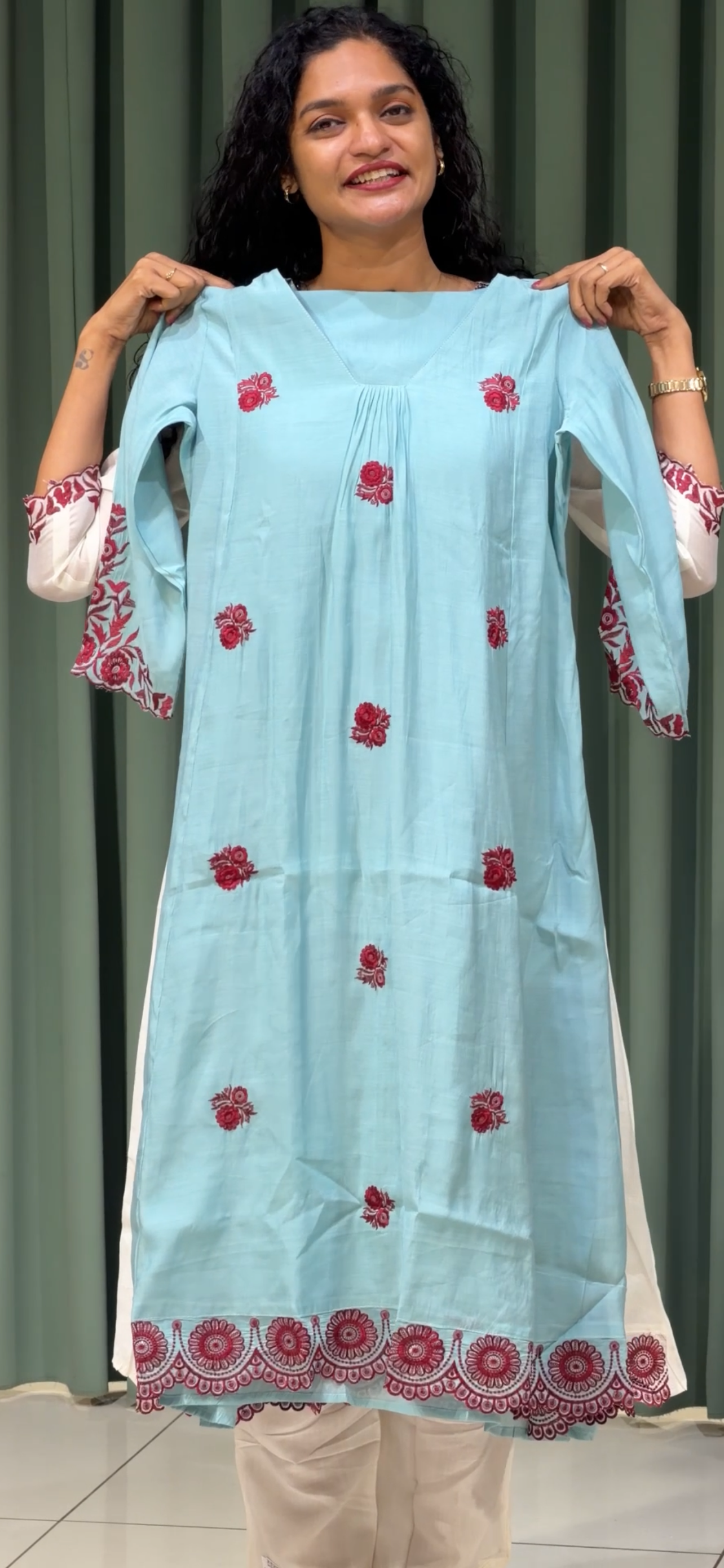 MUL CHANDERI TOPS - IHA 33296