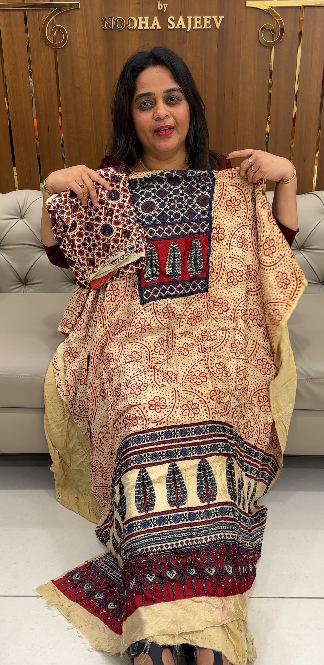 VELVET UNSTITCHED SALWAR SUITS - IHA 25940