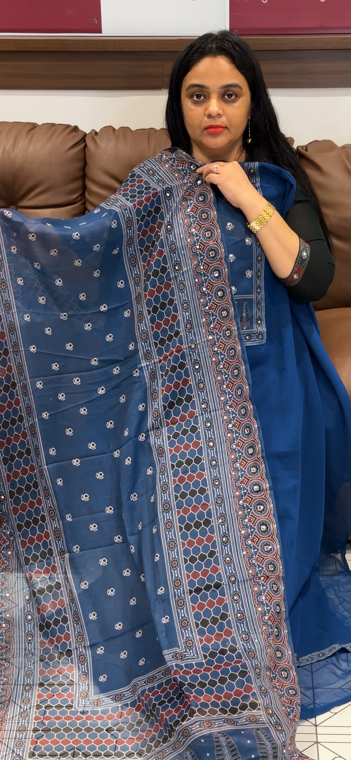 GEORGETTE UNSTTCHED SALWAR SUITS - IHA 35510