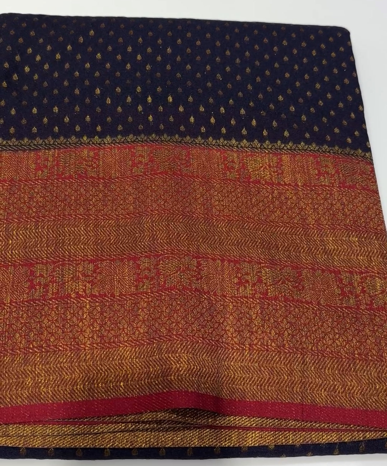 SEMI BANARASI SAREES - IHA 17118