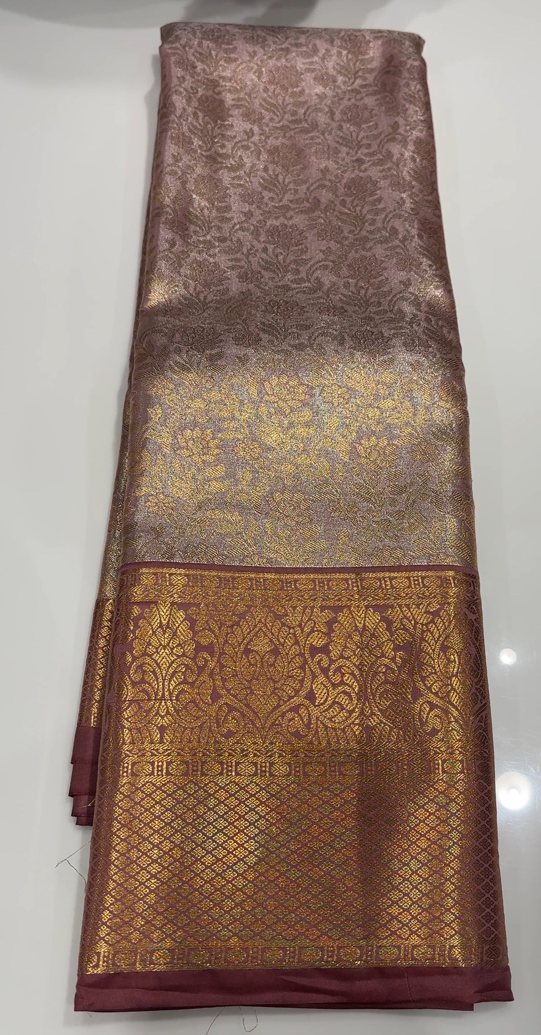 DESINGNER TISSUE KANCHIPURAM SAREES - IHA 19897