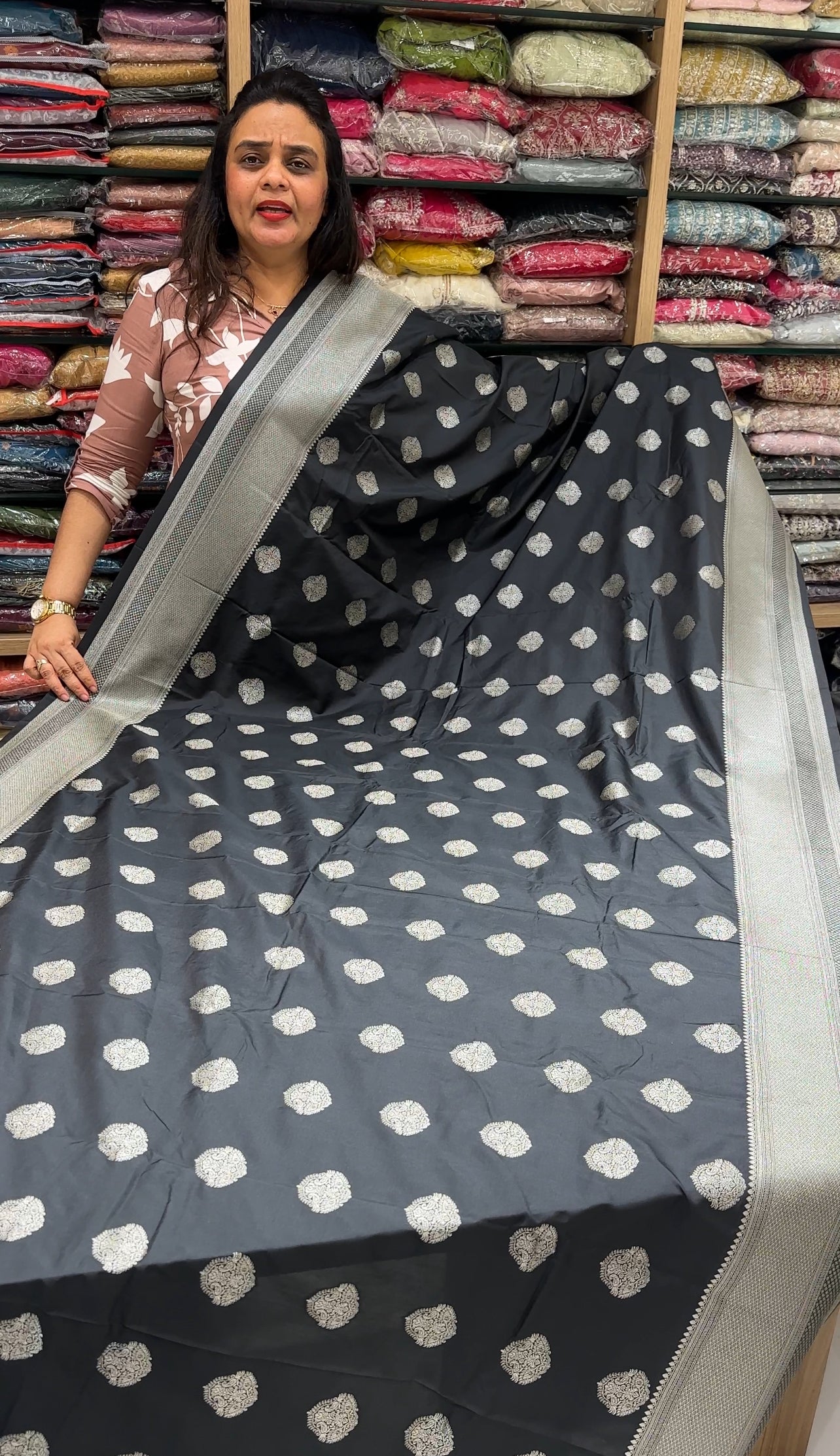 SEMI SOFT SILK SAREE - IHA 18150