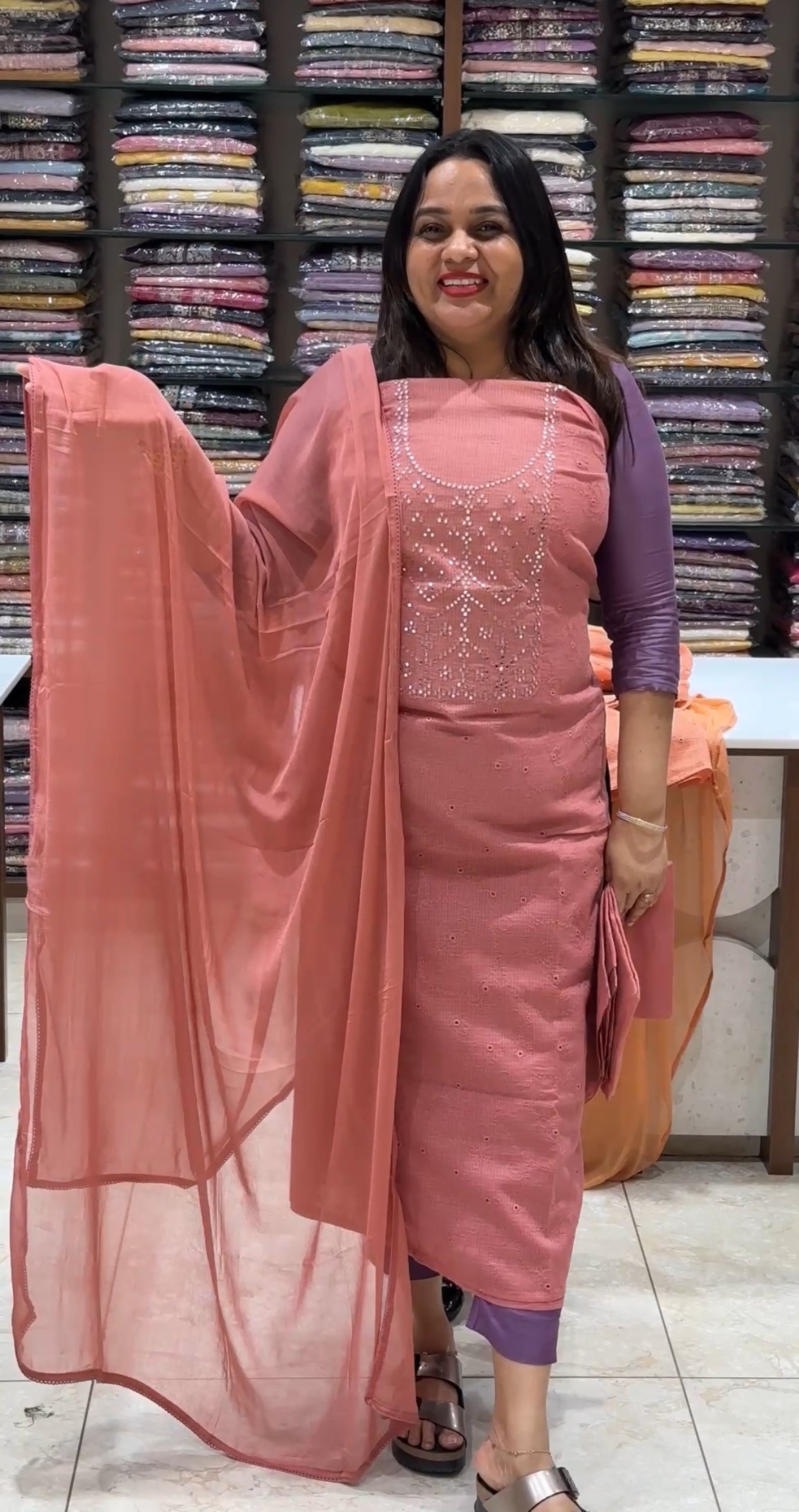 KOTA COTTON UNSTITCHED SALWAR SUITS - IHA 18921