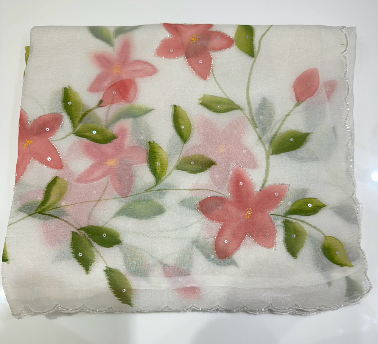 HANPAINTED SAREES - IHA 25673