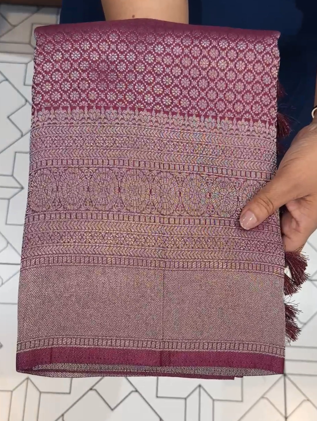 SEMI KATAN SAREE - IHA 18211