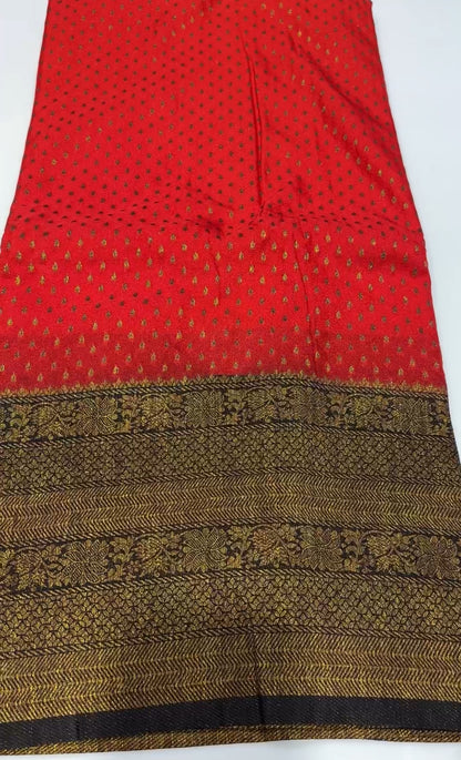 SEMI BANARASI SAREES - IHA 17118