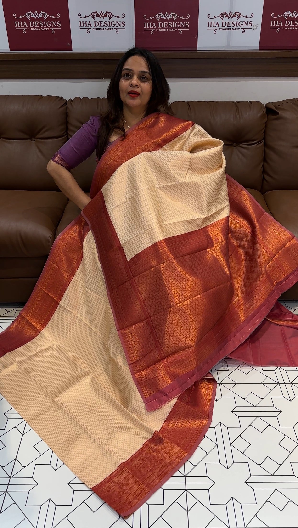 BUDGET BUY SEMI SILK  SAREE - IHA 17941