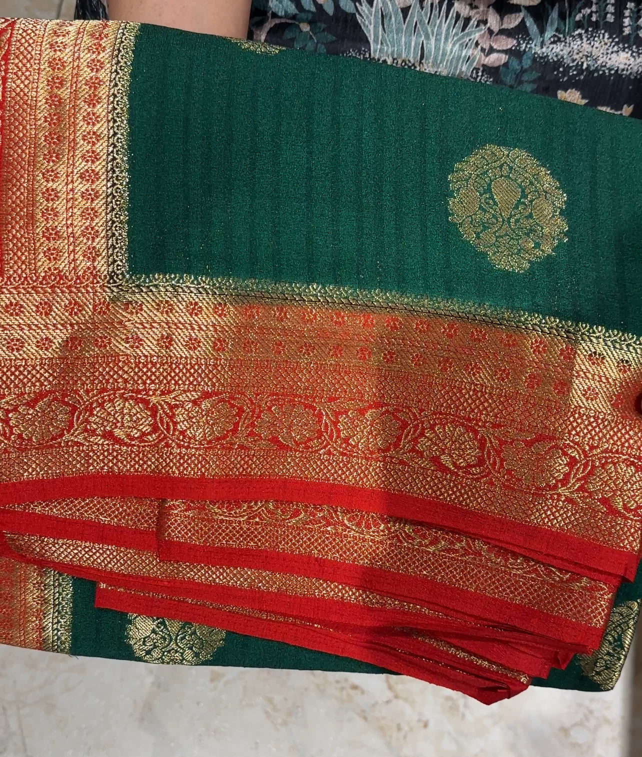 SEMI BANARASI SAREES - IHA 19731