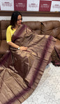 SEMI TISSUE SAREE - IHA 16483