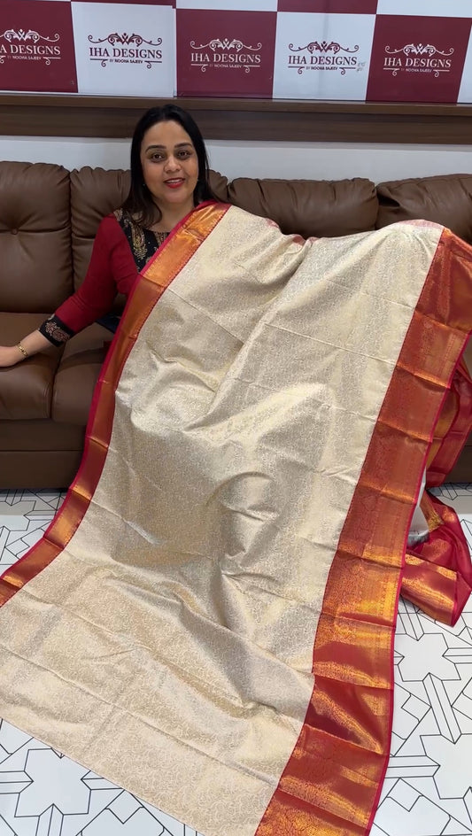 DESIGNER KANCHIPURAM SILK SAREES - IHA 19894