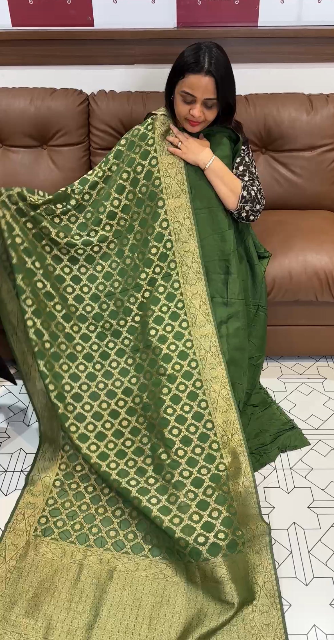 DOLA SILK UNSTITCHED SALWAR SUITS - IHA 22357