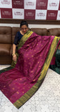 BUDGET BUY SEMI KANCHIPURAM SAREE - IHA 16348