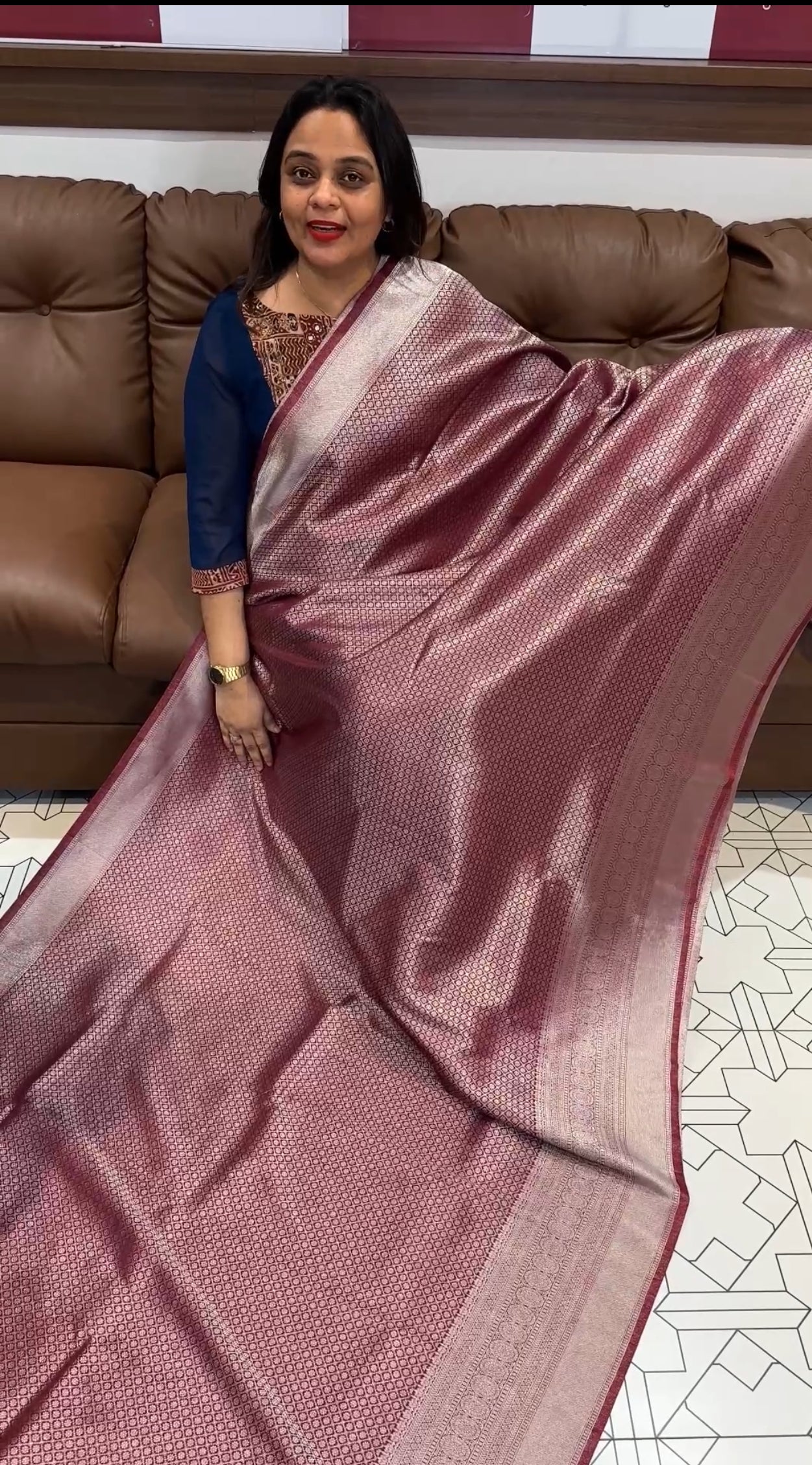 SEMI KATAN SAREE - IHA 18211