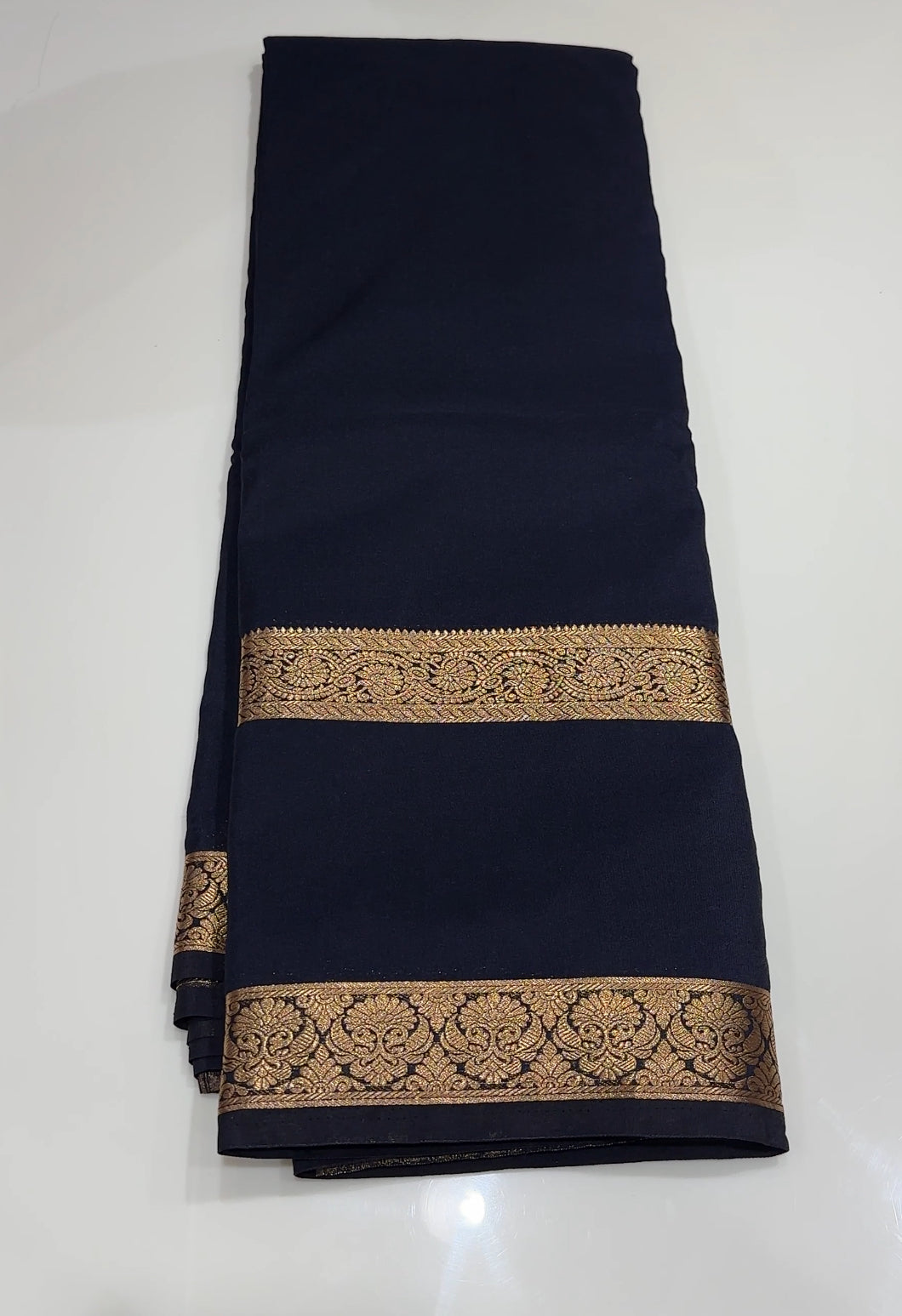 SEMI BANARASI SAREES - IHA 18548