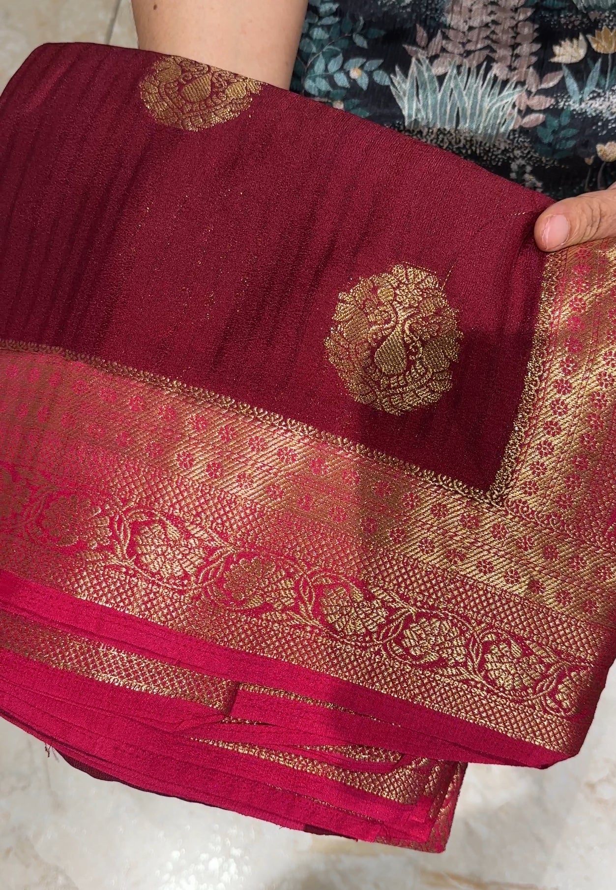 SEMI BANARASI SAREES - IHA 19731