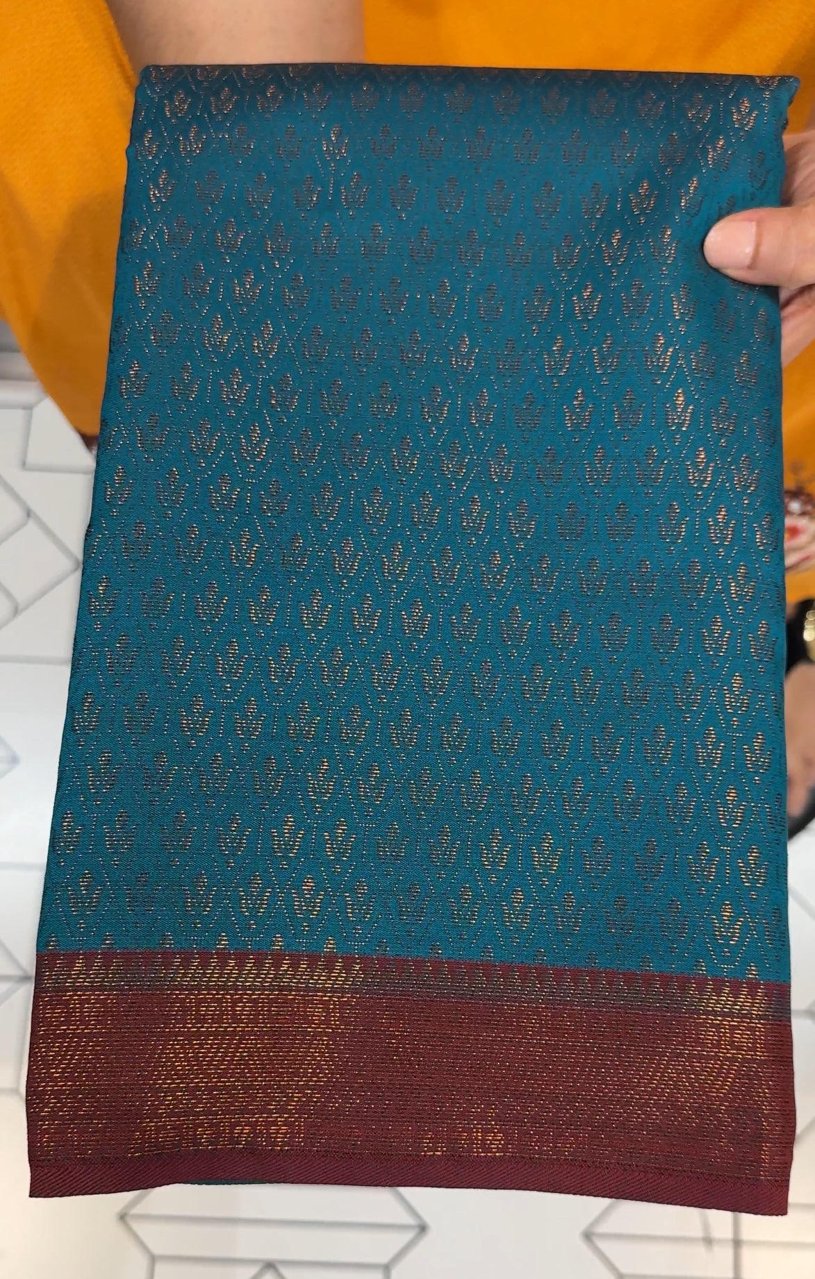 SEMI SILK SAREES - IHA 19961