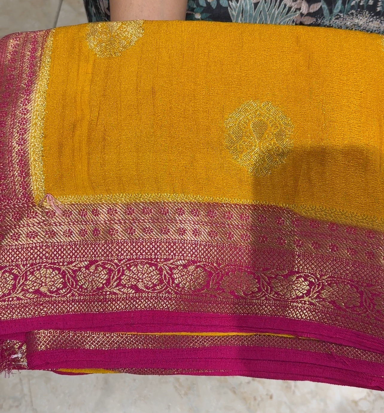 SEMI BANARASI SAREES - IHA 19731