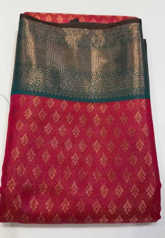 SEMI SILK SAREES - IHA 18713