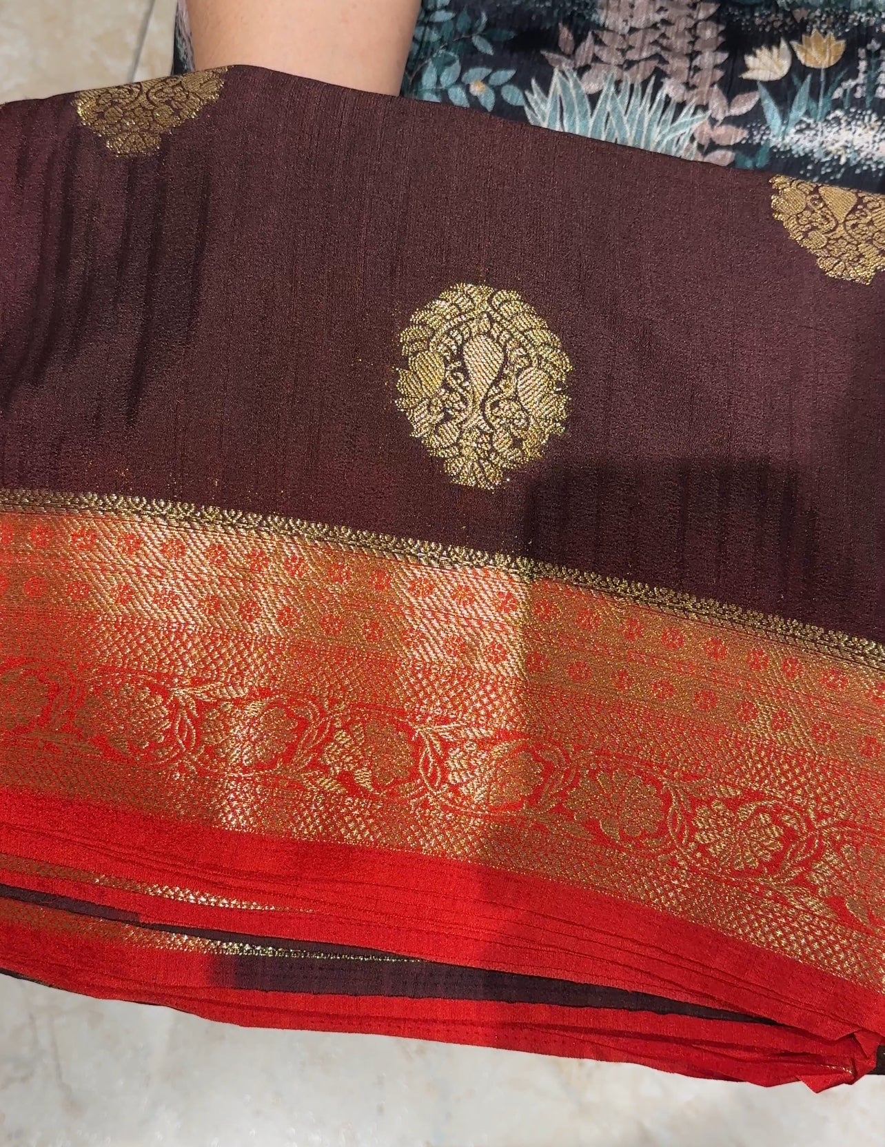 SEMI BANARASI SAREES - IHA 19731