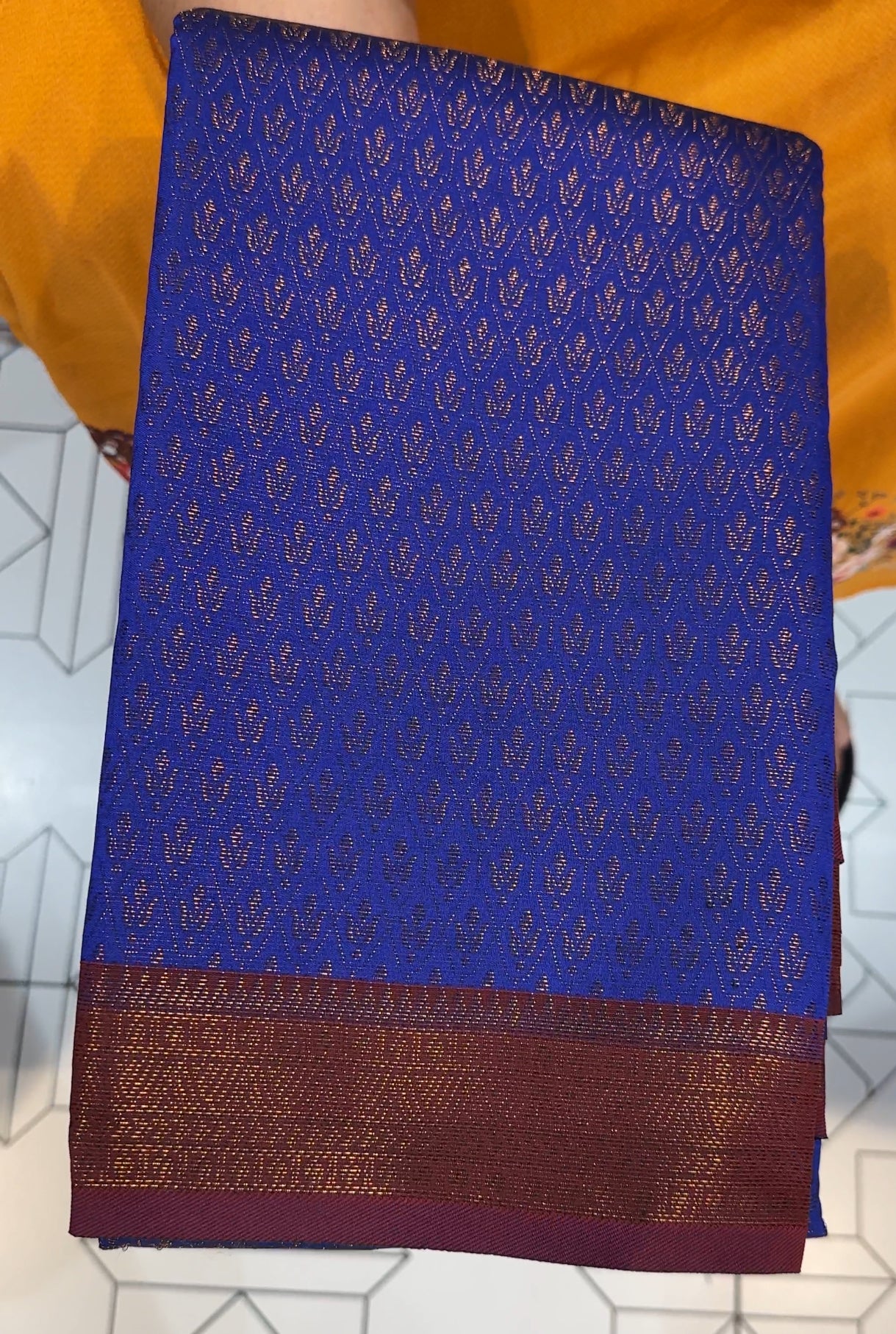 SEMI SILK SAREES - IHA 19961