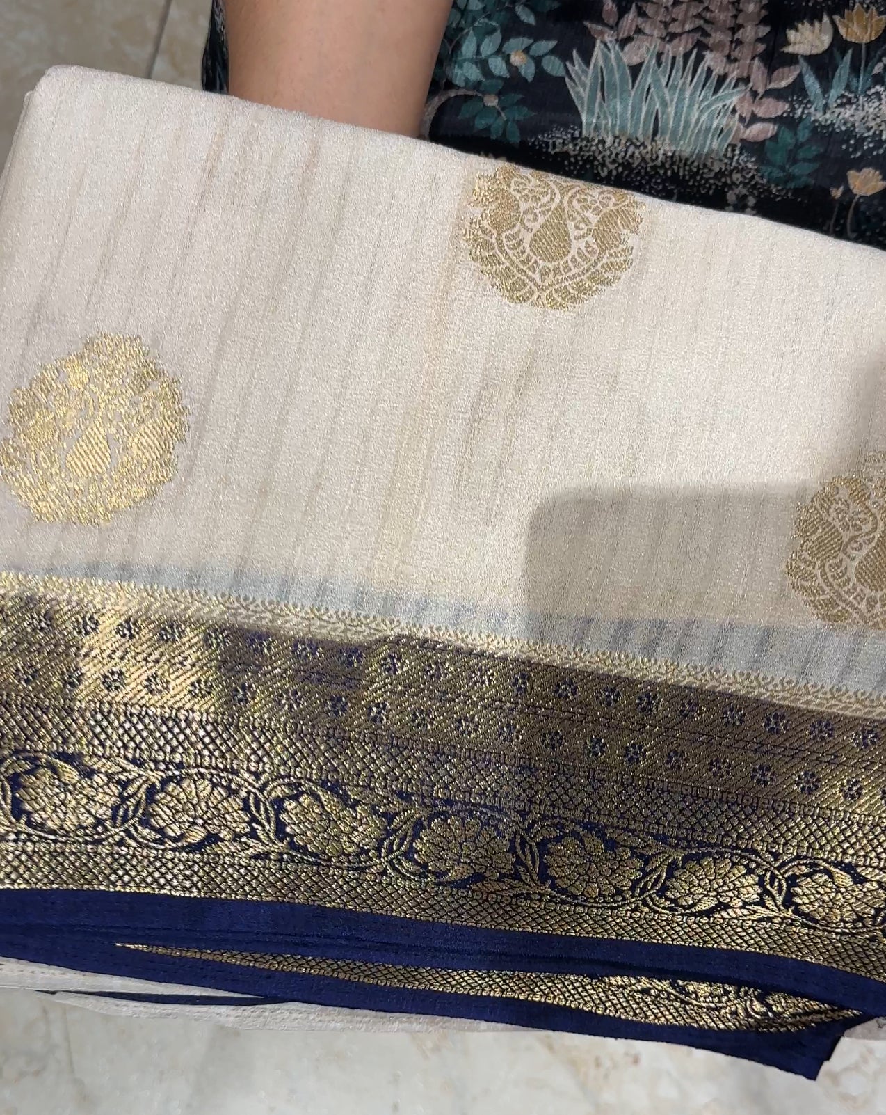 SEMI BANARASI SAREES - IHA 19731