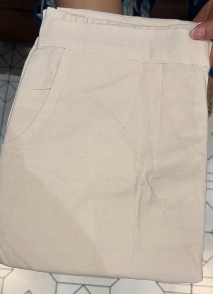 PARALLEL COTTON PANTS - IHA 23133