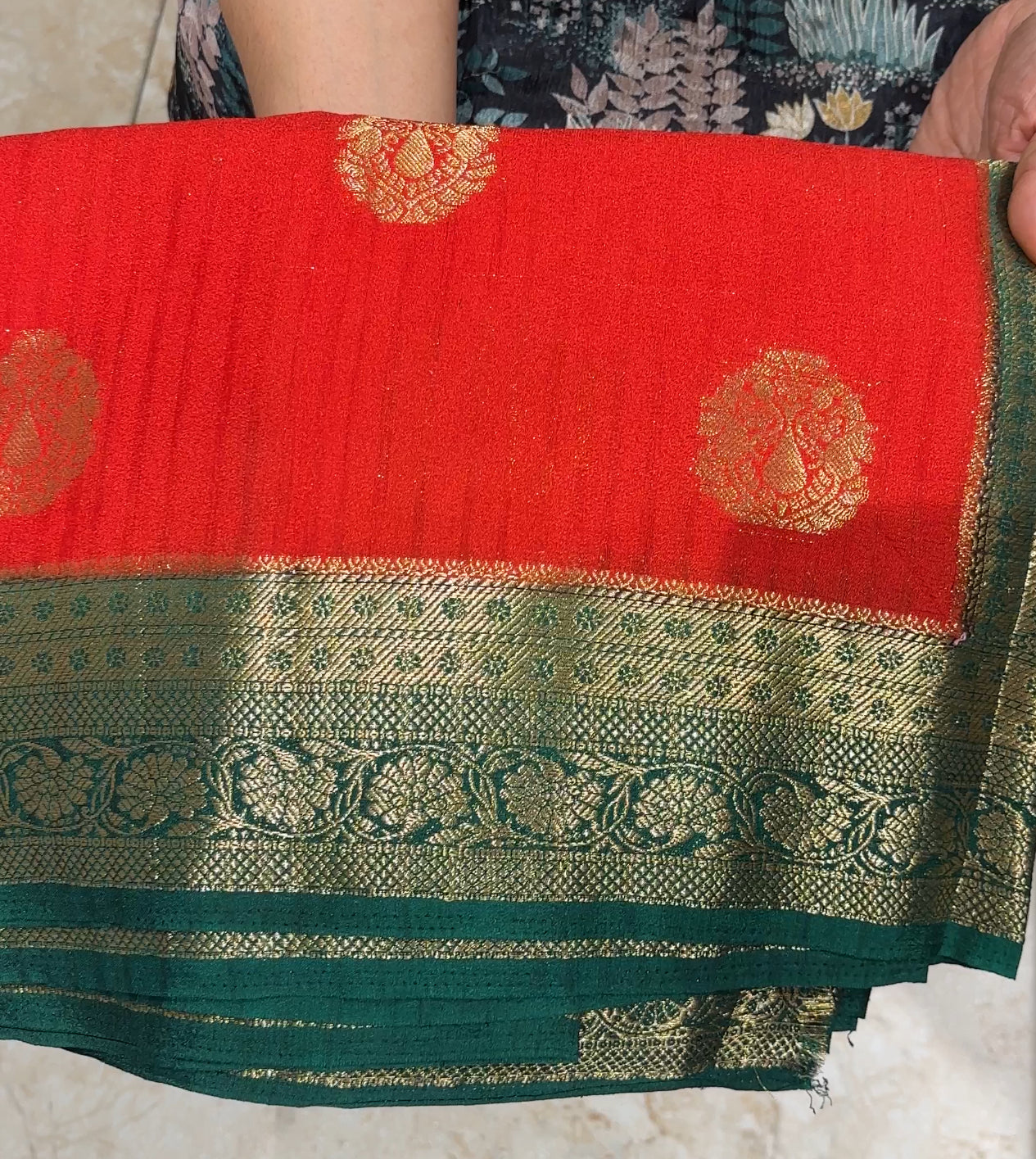 SEMI BANARASI SAREES - IHA 19731