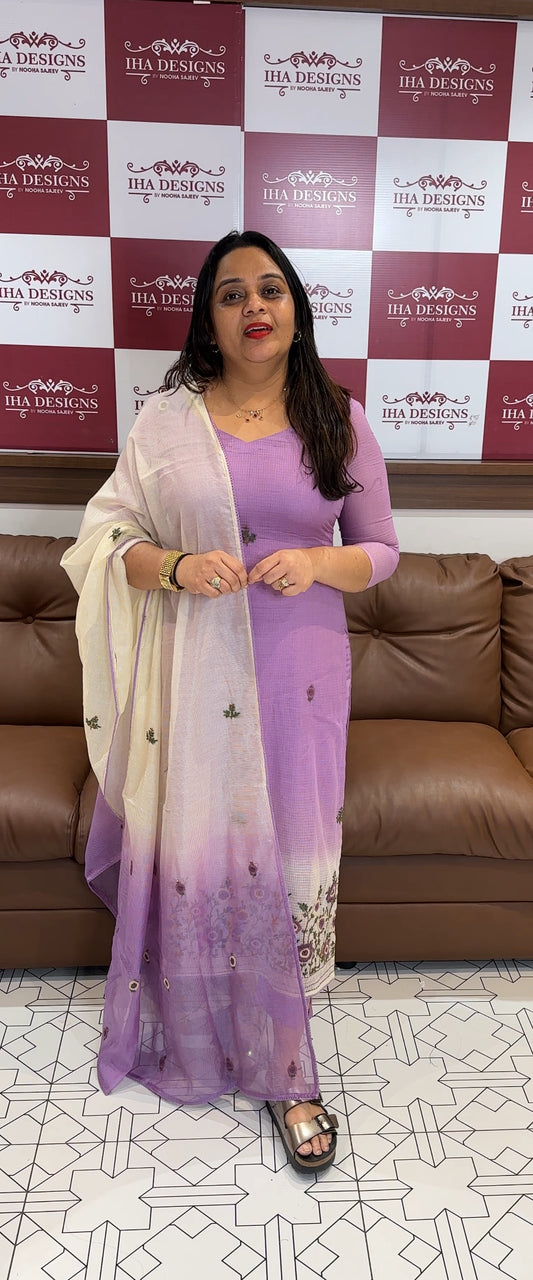 COTTON KOTTA UNSTITCHED SALWAR SUITS - IHA 23592