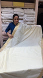 KERALA CREAM SAREE - IHA 16209