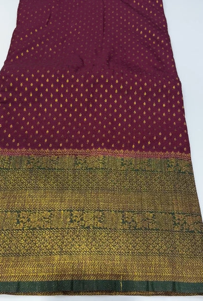 SEMI BANARASI SAREES - IHA 17118