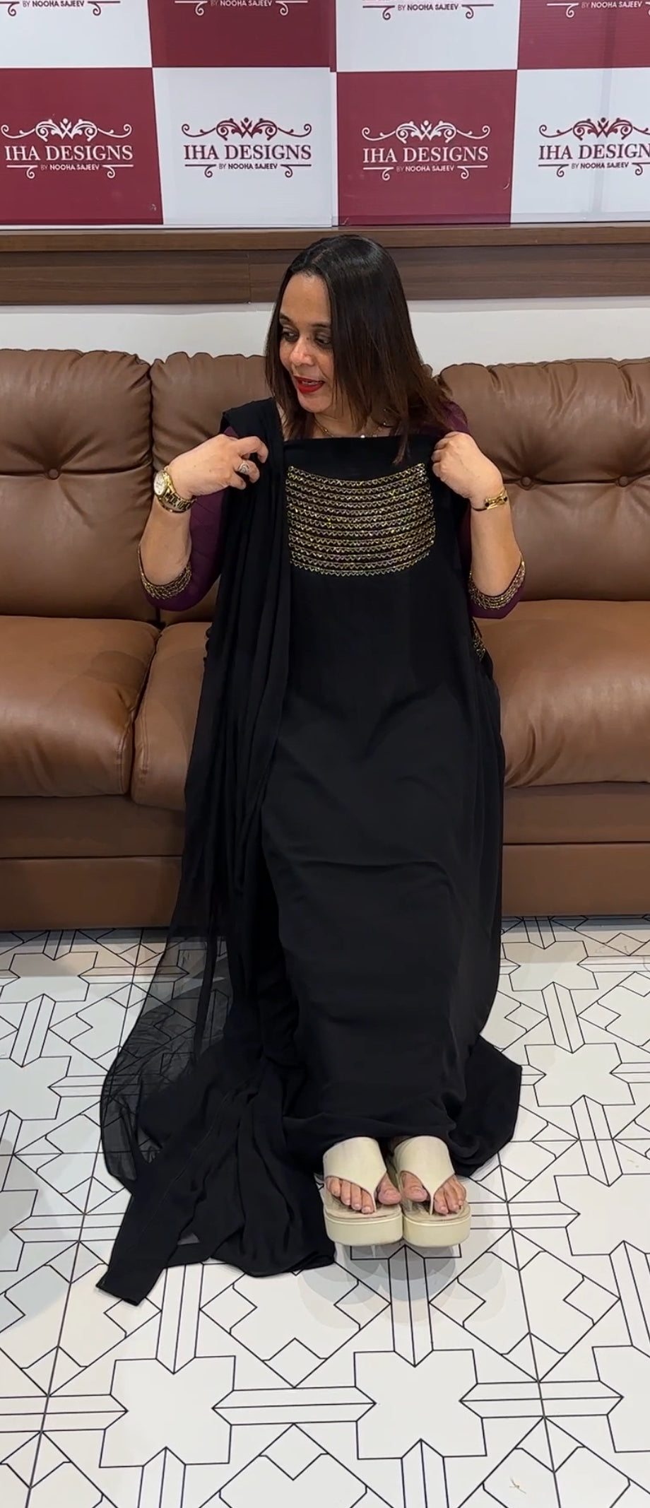 IHA'S IN-HOUSE UNSTITCHED SALWAR SUITS - IHA 25656