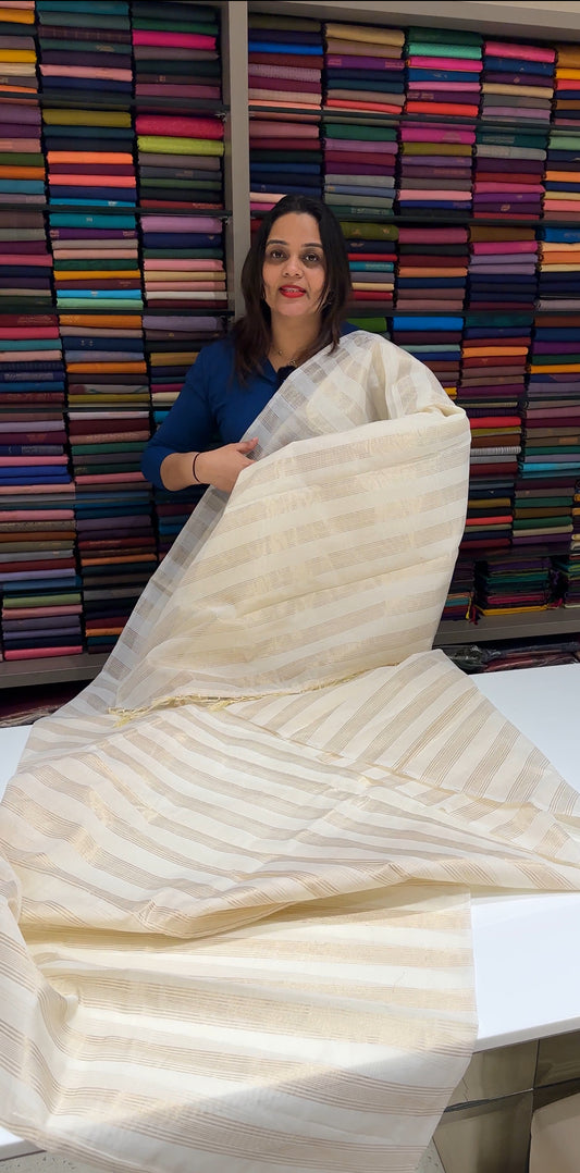 KERALA CREAM SAREES - IHA 16166