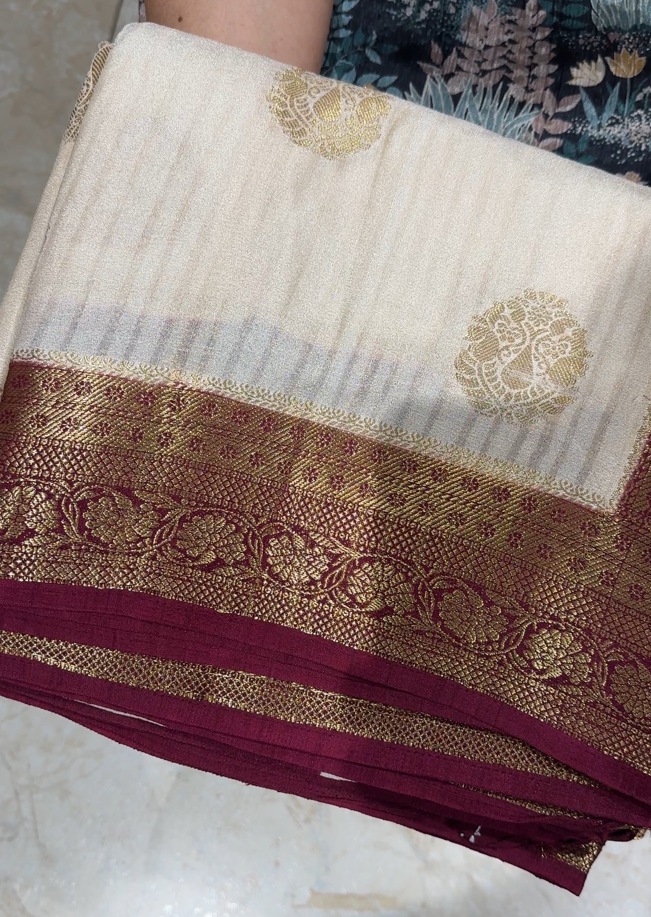 SEMI BANARASI SAREES - IHA 19731