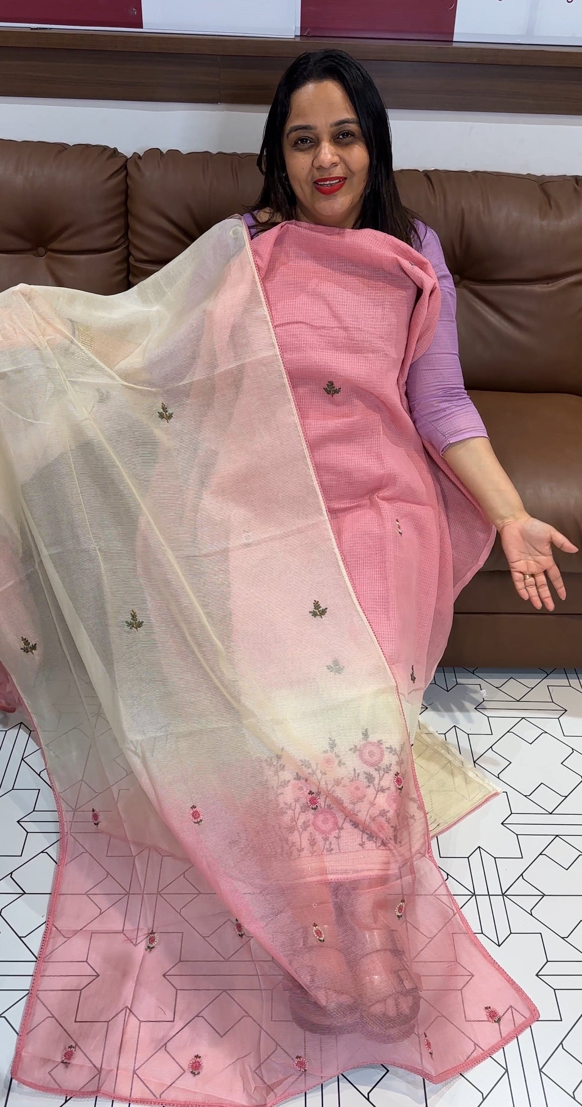 COTTON KOTTA UNSTITCHED SALWAR SUITS - IHA 23592