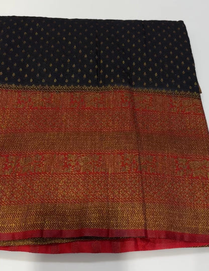 SEMI BANARASI SAREES - IHA 17118