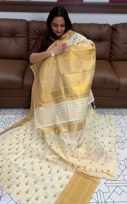 SEMI SILK SAREES - IHA 17227