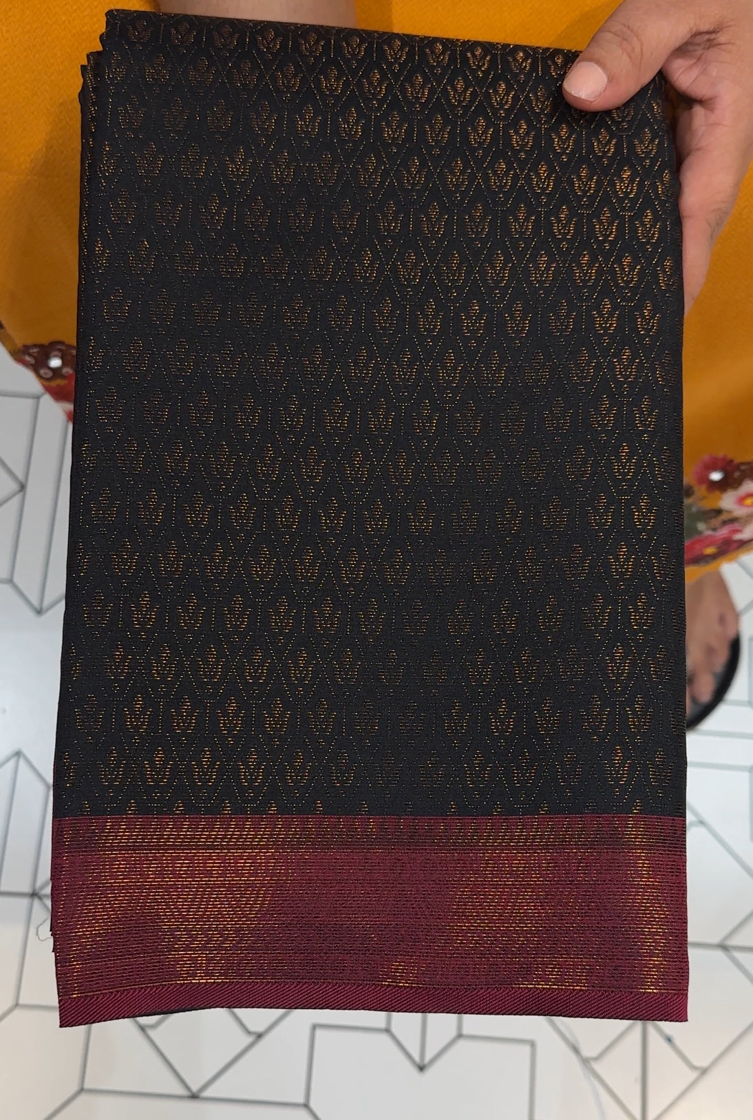 SEMI SILK SAREES - IHA 19961