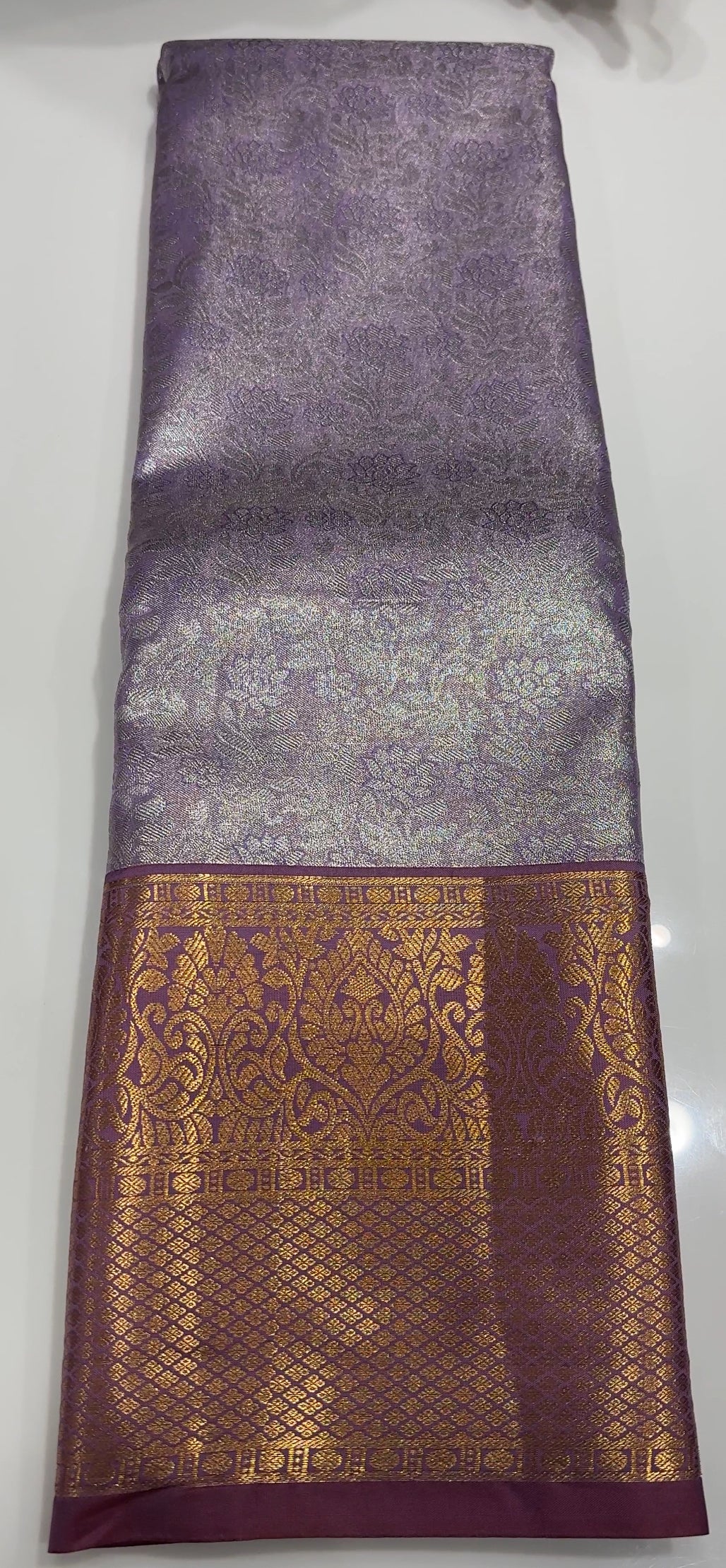 DESINGNER TISSUE KANCHIPURAM SAREES - IHA 19897