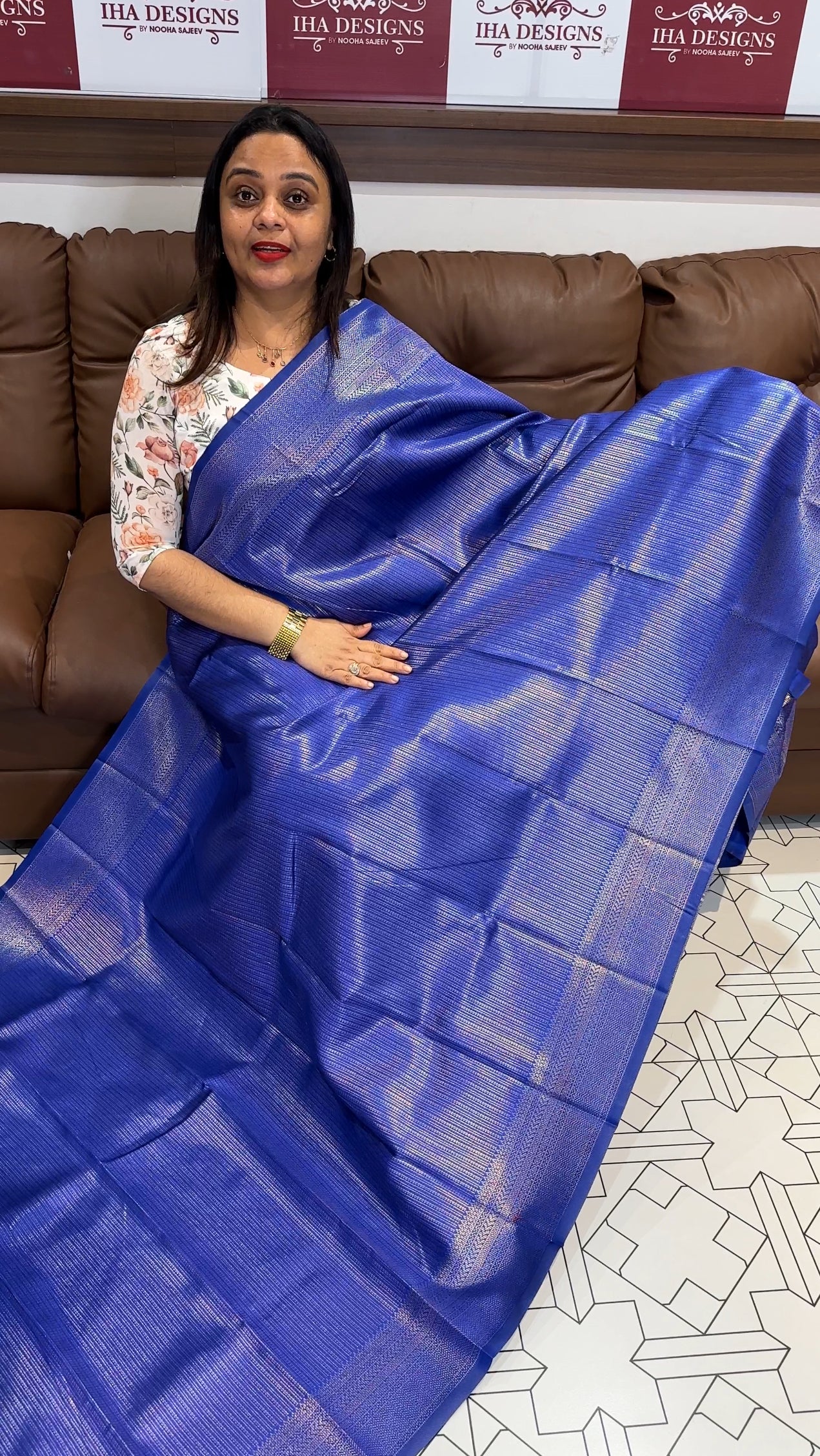 SEMI SOFT SILK SAREE - IHA 19212