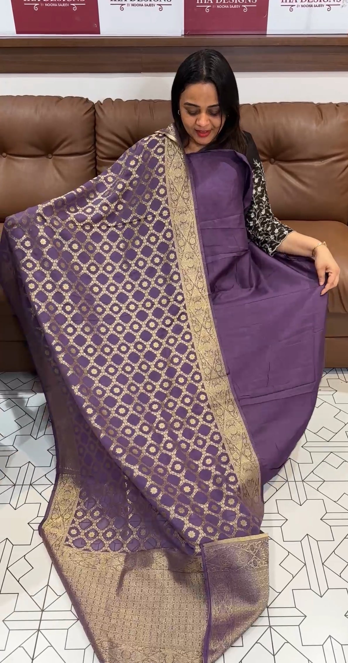 DOLA SILK UNSTITCHED SALWAR SUITS - IHA 22357