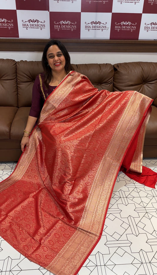 SEMI KATAN SAREES - IHA 19025