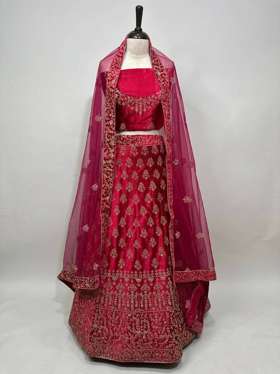 SEMI STITCHED LEHENGA COLLECTION - IHA 35417