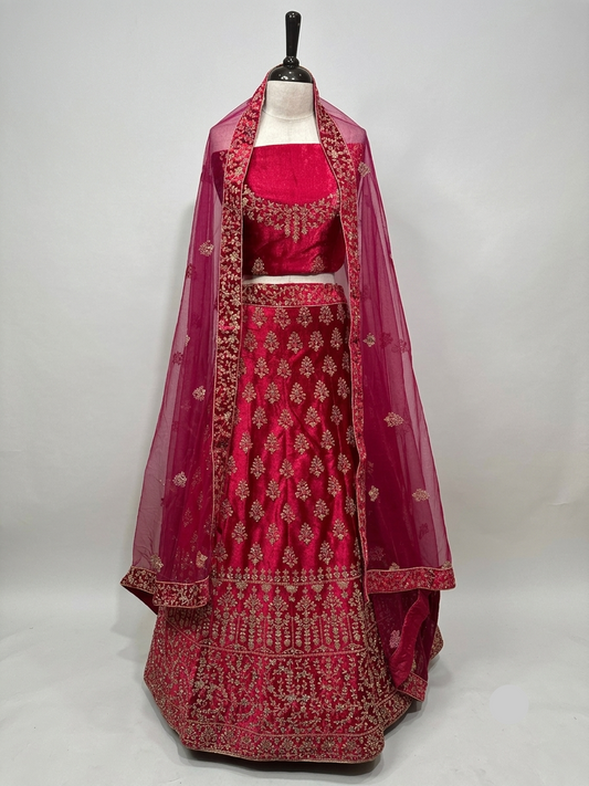 SEMI STITCHED LEHENGA COLLECTION - IHA 35417