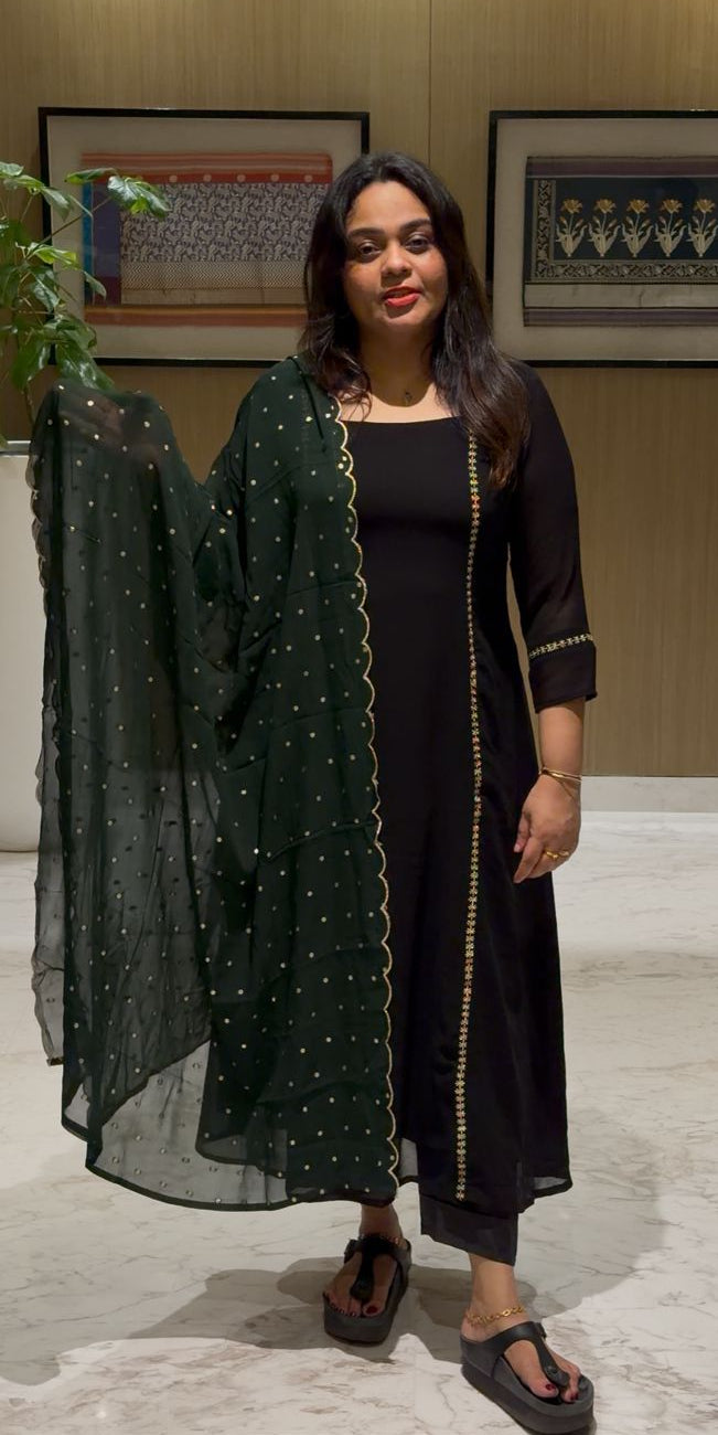 IHA'S IN-HOUSE DESIGNER TOP AND DUPATTA - IHA 28850