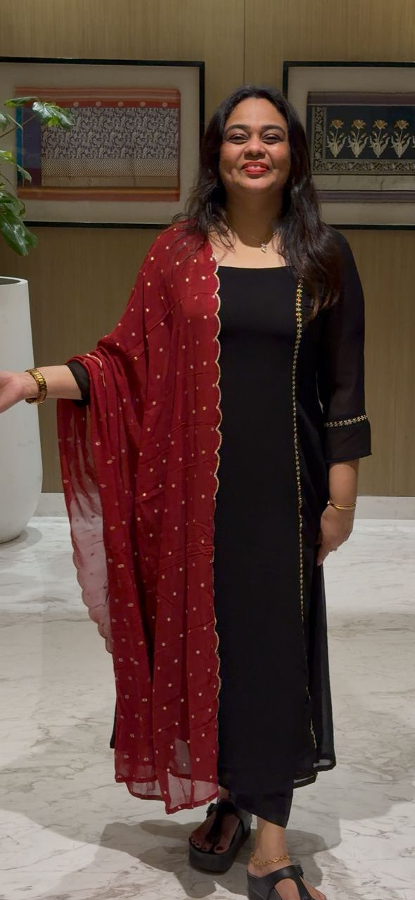 IHA'S IN-HOUSE DESIGNER TOP AND DUPATTA - IHA 28850